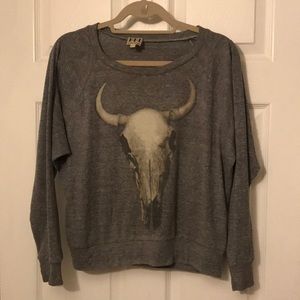 **SOLD** Haute Hippie Longhorn sweatshirt